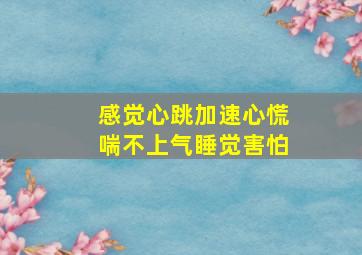 感觉心跳加速心慌喘不上气睡觉害怕