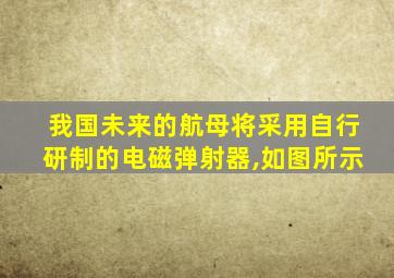 我国未来的航母将采用自行研制的电磁弹射器,如图所示