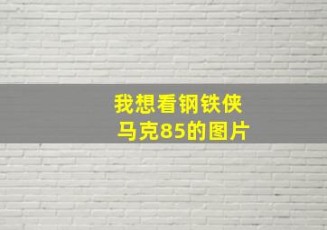 我想看钢铁侠马克85的图片