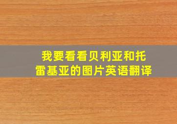 我要看看贝利亚和托雷基亚的图片英语翻译