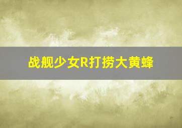 战舰少女R打捞大黄蜂