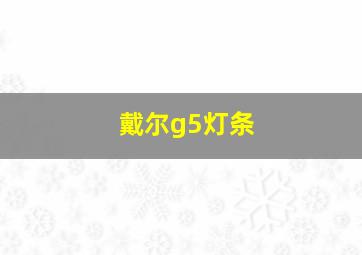 戴尔g5灯条