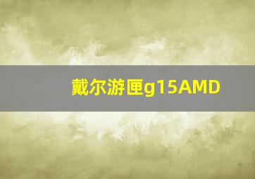 戴尔游匣g15AMD