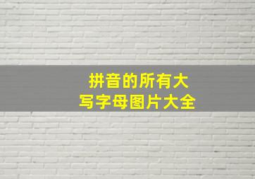 拼音的所有大写字母图片大全