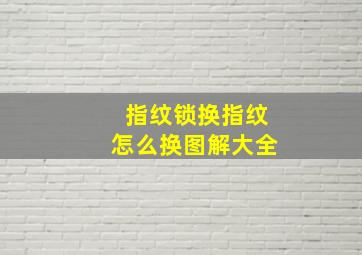 指纹锁换指纹怎么换图解大全