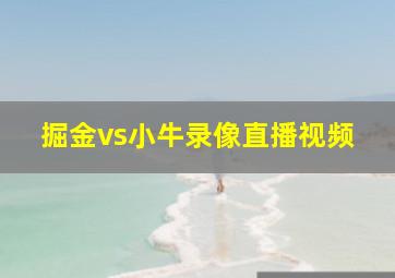 掘金vs小牛录像直播视频