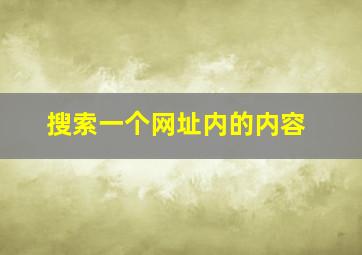 搜索一个网址内的内容