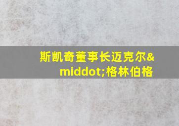 斯凯奇董事长迈克尔·格林伯格