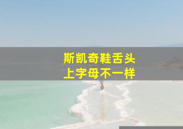 斯凯奇鞋舌头上字母不一样