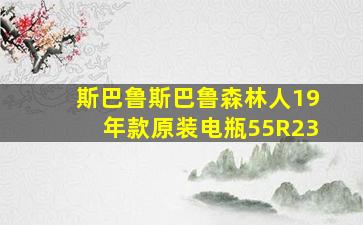 斯巴鲁斯巴鲁森林人19年款原装电瓶55R23