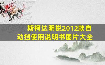 斯柯达明锐2012款自动挡使用说明书图片大全