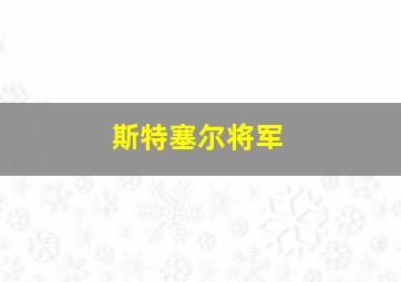 斯特塞尔将军