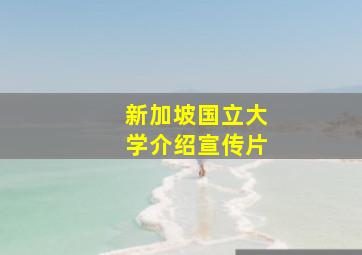 新加坡国立大学介绍宣传片