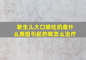 新生儿大口喷吐奶是什么原因引起的呢怎么治疗