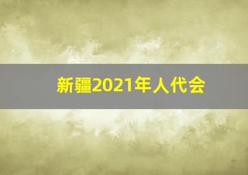 新疆2021年人代会