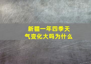 新疆一年四季天气变化大吗为什么