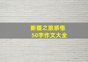 新疆之旅感悟50字作文大全