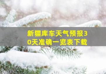 新疆库车天气预报30天准确一览表下载