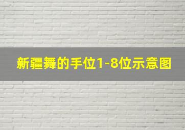 新疆舞的手位1-8位示意图