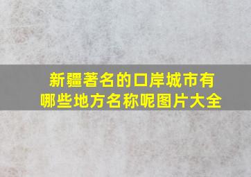 新疆著名的口岸城市有哪些地方名称呢图片大全