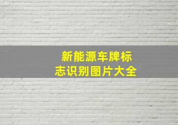 新能源车牌标志识别图片大全