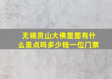 无锡灵山大佛里面有什么景点吗多少钱一位门票