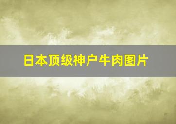 日本顶级神户牛肉图片