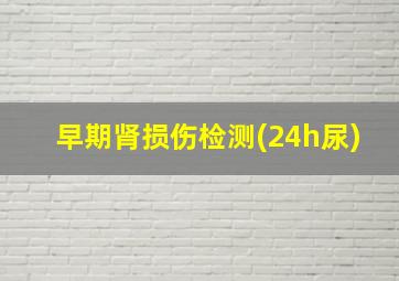 早期肾损伤检测(24h尿)