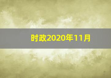 时政2020年11月