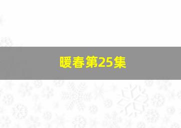 暖春第25集