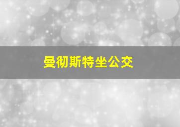 曼彻斯特坐公交