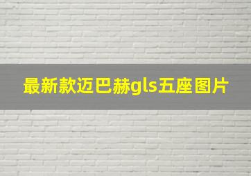 最新款迈巴赫gls五座图片