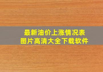 最新油价上涨情况表图片高清大全下载软件