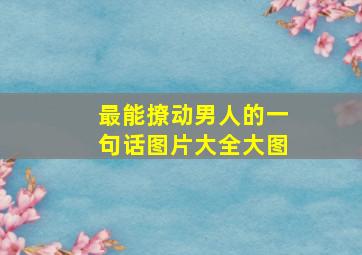 最能撩动男人的一句话图片大全大图