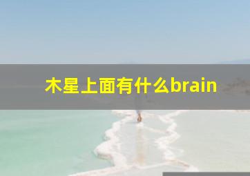 木星上面有什么brain