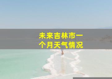 未来吉林市一个月天气情况