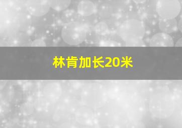 林肯加长20米