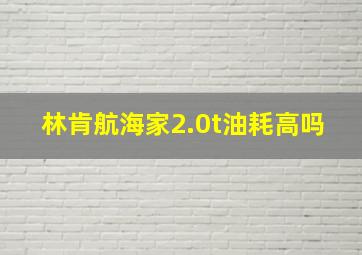 林肯航海家2.0t油耗高吗