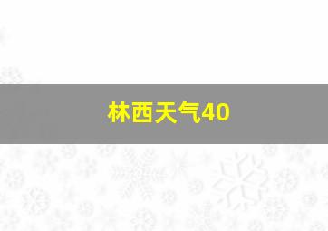 林西天气40