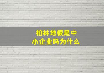 柏林地板是中小企业吗为什么