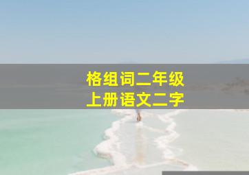 格组词二年级上册语文二字