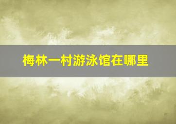 梅林一村游泳馆在哪里