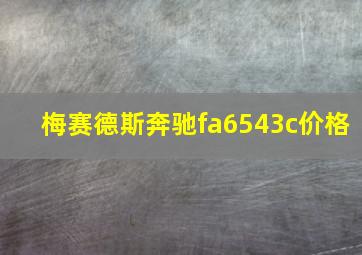 梅赛德斯奔驰fa6543c价格