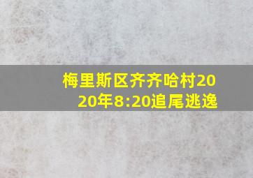 梅里斯区齐齐哈村2020年8:20追尾逃逸