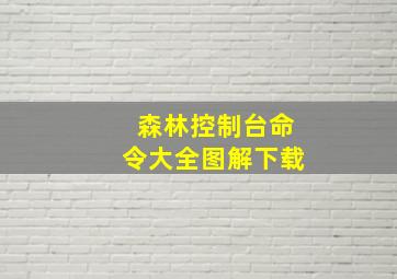 森林控制台命令大全图解下载