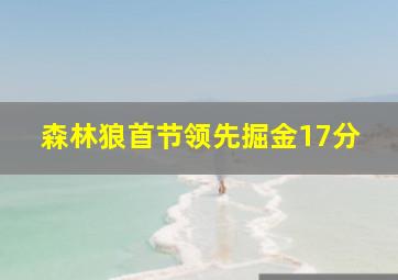 森林狼首节领先掘金17分