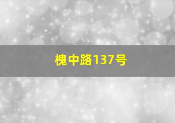 槐中路137号