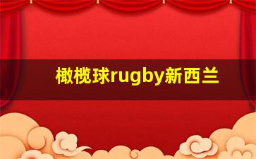 橄榄球rugby新西兰