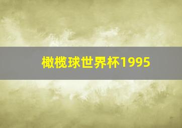 橄榄球世界杯1995