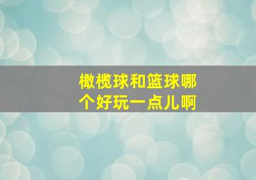 橄榄球和篮球哪个好玩一点儿啊